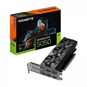 Placa Gráfica Gigabyte NVIDIA GeForce RTX 5050 "Blackwell" OC Low Profile 8G GDDR6 DLSS4